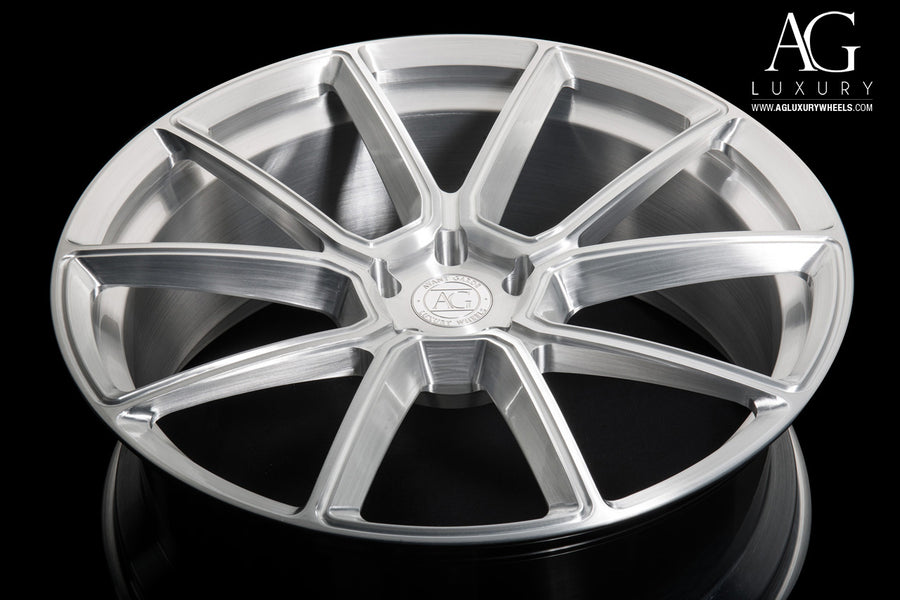AG Luxury AGL33 brushed monoblock forged wheel - view 2