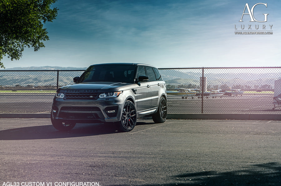 Land Rover Range Rover Sport on AG Luxury AGL33 forged wheels in gloss black finish