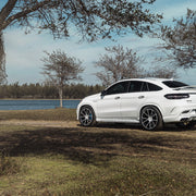 Mercedes-Benz AMG GLE63 on AG Luxury AGL33 forged wheels in gloss white finish - view 2