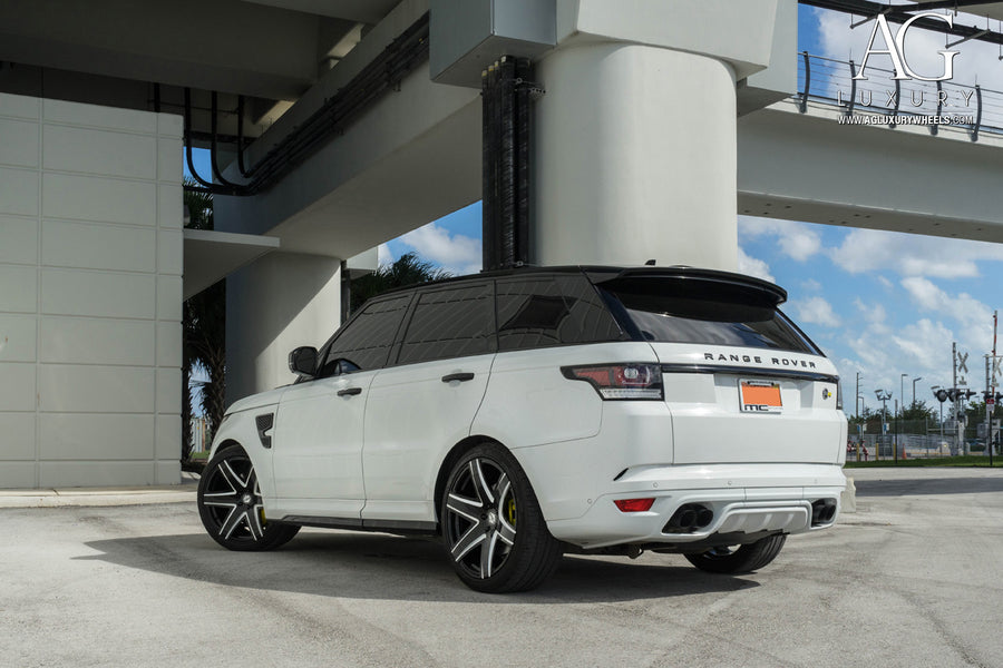 Land Rover Range Rover SVR on AG Luxury AGL34 forged wheels in gloss black finish - view 2