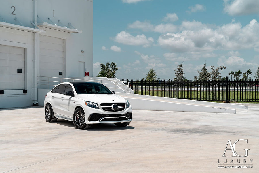 Mercedes-Benz GLE63 S AMG Coupe on AG Luxury AGL34 forged wheels in gloss black finish - view 2