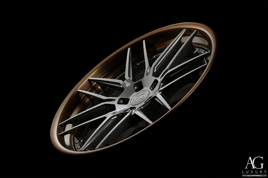AG Luxury AGL35-ND brushed bronze anthracite forged wheel