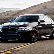BMW M5 on AG Luxury AGL35-ND forged wheels in matte black finish