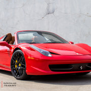 Ferrari 458 Cabriolet on AG Luxury AGL35-ND forged wheels in gloss black finish
