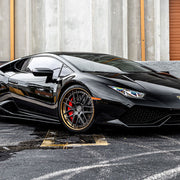 Lamborghini Huracan on AG Luxury AGL35-ND forged wheels in polished / copper finish