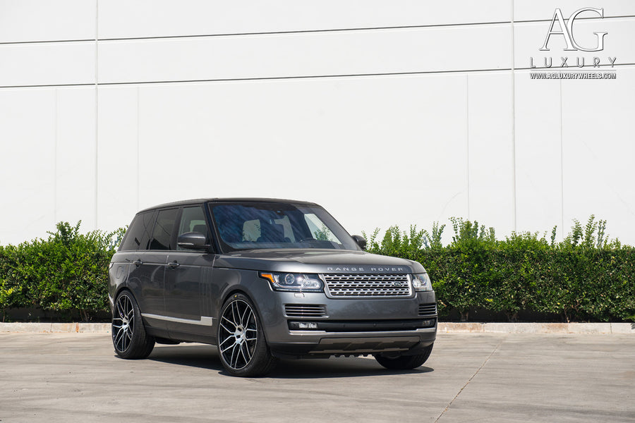 Land Rover Range Rover on AG Luxury AGL35-ND forged wheels in brushed finish