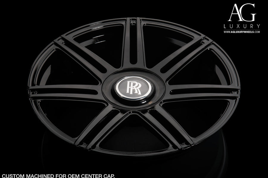 AG Luxury AGL36 gloss black monoblock forged wheel