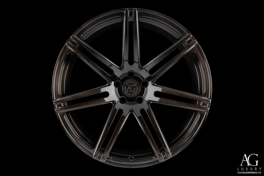 AG Luxury AGL36 brushed candy forged wheel