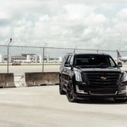 Cadillac Escalade EXT on AG Luxury AGL36 forged wheels in gloss black finish - view 2