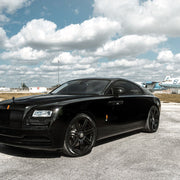 Rolls-Royce Wraith on AG Luxury AGL36 forged wheels in gloss black finish