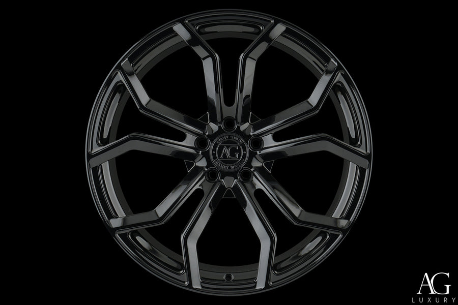 AG Luxury AGL37 gloss black monoblock forged wheel