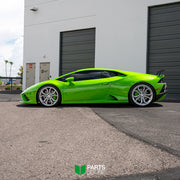 Lamborghini Huracan EVO on AG Luxury AGL37 forged wheels in brushed finish - view 2