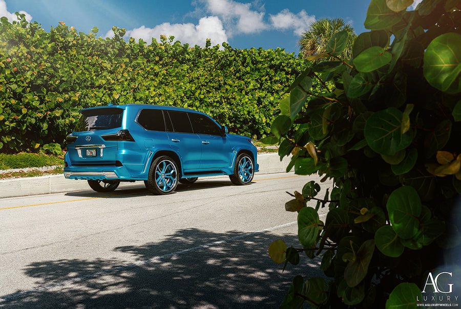 Lexus LX570 on AG Luxury AGL37 forged wheels