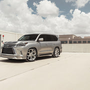 Lexus LX570 on AG Luxury AGL37 forged wheels in brushed / polished finish