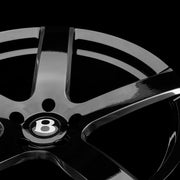 AG Luxury AGL38-RR polished gloss black forged wheel - view 3