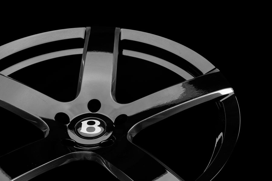 AG Luxury AGL38-RR polished gloss black forged wheel - view 3