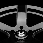 AG Luxury AGL38-RR polished gloss black forged wheel