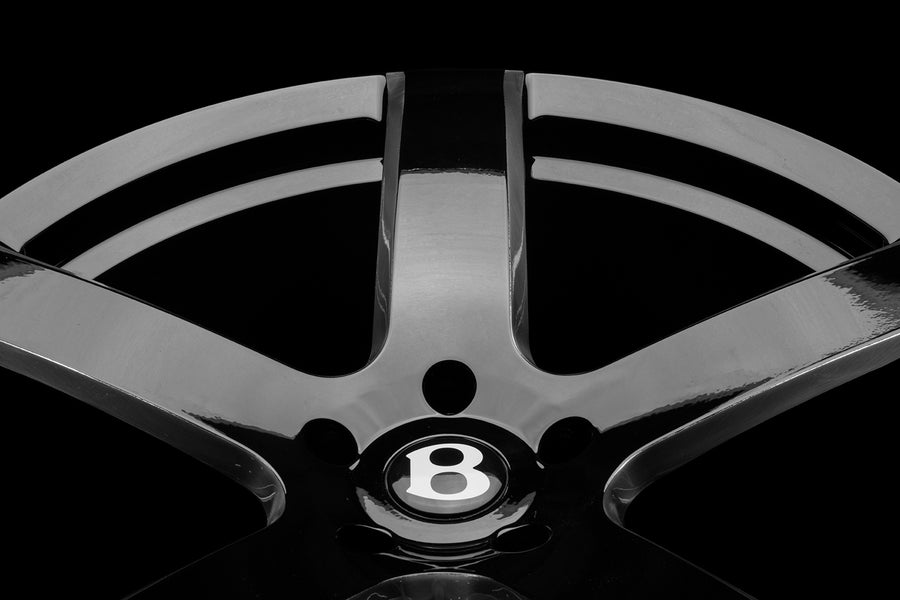AG Luxury AGL38-RR polished gloss black forged wheel