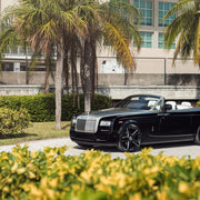 Rolls-Royce Phantom Drophead Coupe on AG Luxury AGL38-RR forged wheels in polished / gloss black finish