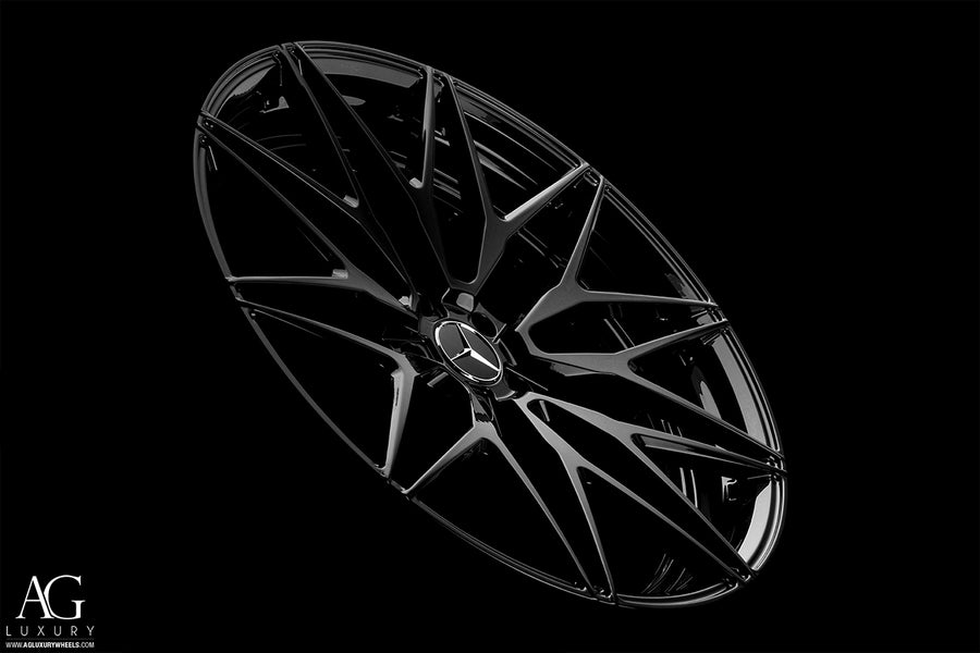 AG Luxury AGL40 gloss black duo-block forged wheel