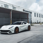 Ferrari F12 Berlinetta on AG Luxury AGL40 forged wheels in bronze finish