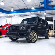 Mercedes-Benz AMG G63 on AG Luxury AGL40 forged wheels in brushed / gold finish