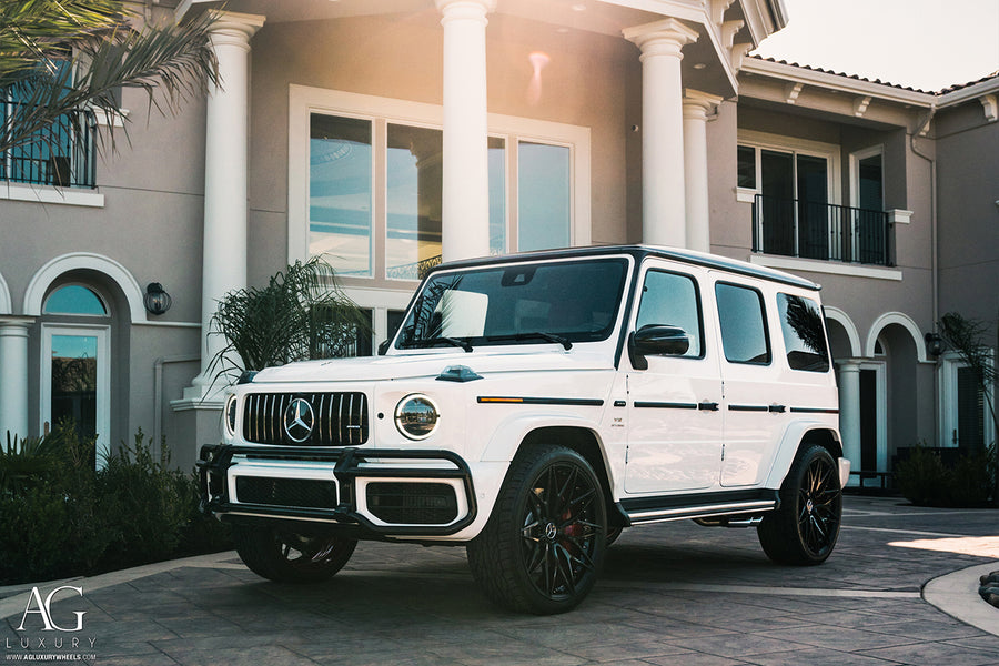 Mercedes-Benz G63 on AG Luxury AGL40 forged wheels in gloss black finish