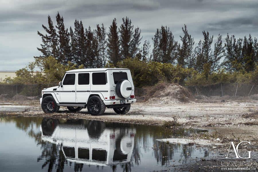 Mercedes-Benz G63 AMG on AG Luxury AGL40 forged wheels in matte black finish