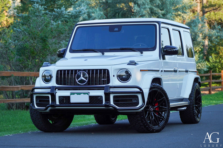 Mercedes-Benz G63 AMG on AG Luxury AGL40 forged wheels in polished / gloss black finish