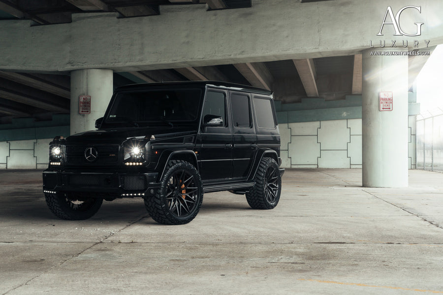 Mercedes-Benz G63 AMG on AG Luxury AGL40 forged wheels in gloss black finish