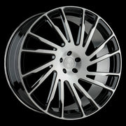 AG Luxury AGL41 brushed gloss black monoblock forged wheel - view 2