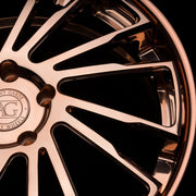 AG Luxury AGL41 polished copper 3-piece forged wheel - view 2