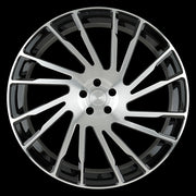 AG Luxury AGL41 brushed gloss black monoblock forged wheel