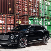 Bentley Bentayga on AG Luxury AGL41 forged wheels in polished / gloss black finish