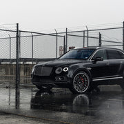 Bentley Bentayga on AG Luxury AGL41 forged wheels in polished / gloss black finish - view 2