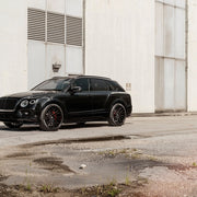 Bentley Bentayga on AG Luxury AGL41 forged wheels in gloss black / matte black finish - view 2