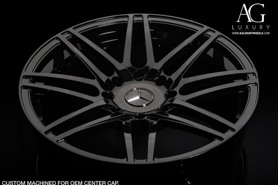 AG Luxury AGL44 gloss black monoblock forged wheel