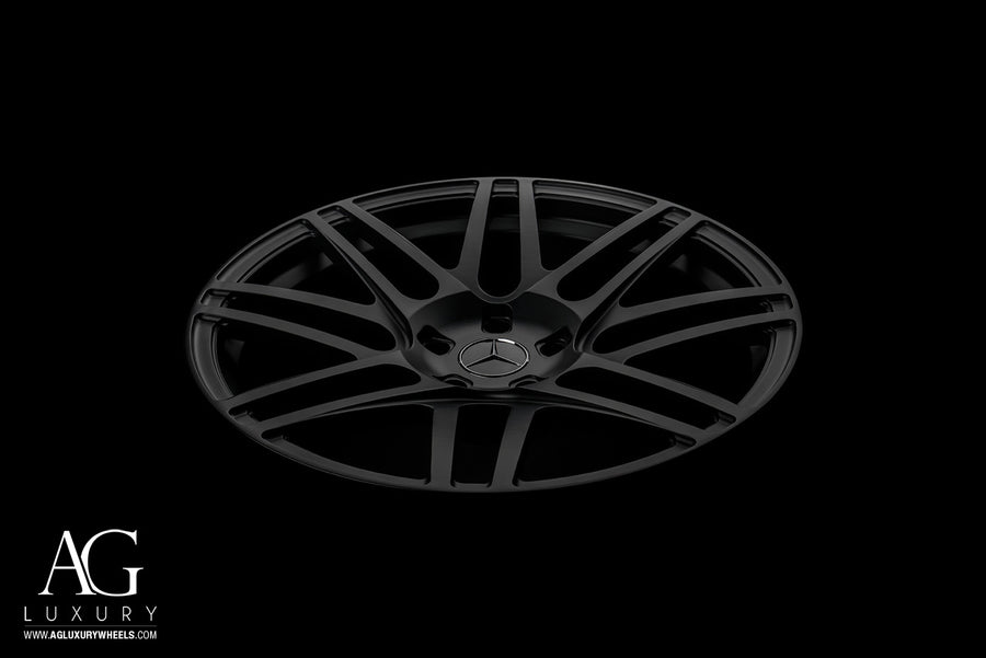 AG Luxury AGL44 matte black monoblock forged wheel