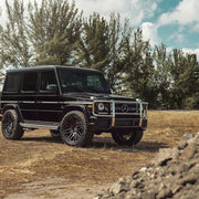 Mercedes-Benz G63 AMG on AG Luxury AGL44 forged wheels in matte black / chrome finish