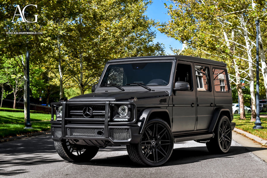 Mercedes-Benz G63 AMG on AG Luxury AGL44 forged wheels in matte black finish