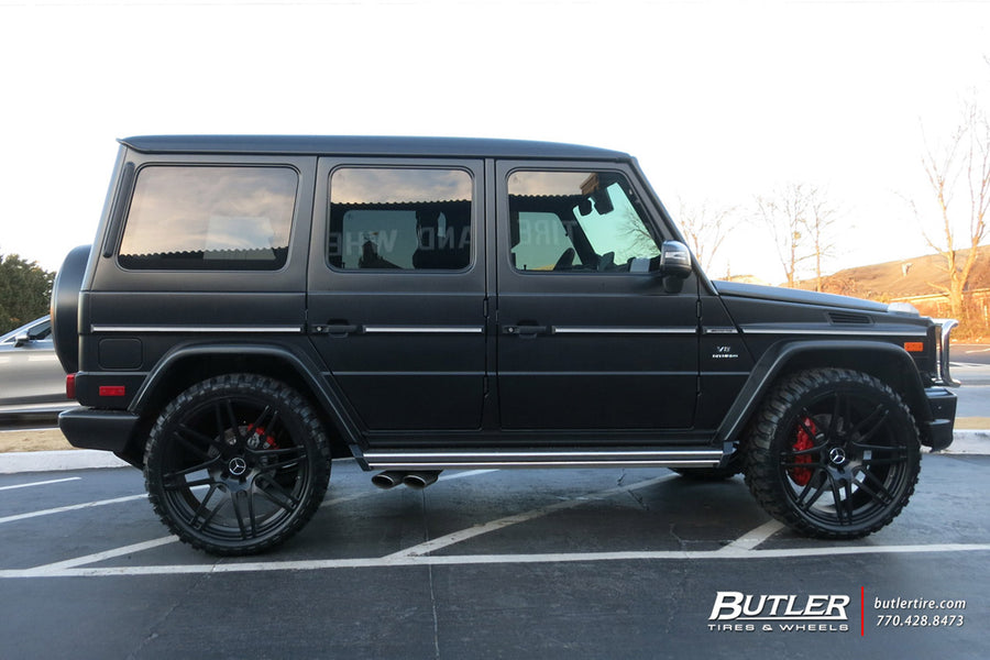 Mercedes-Benz G63 AMG on AG Luxury AGL44 forged wheels in matte black finish