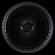 AG Luxury AGL45 gloss black carbon fiber 3-piece forged wheel