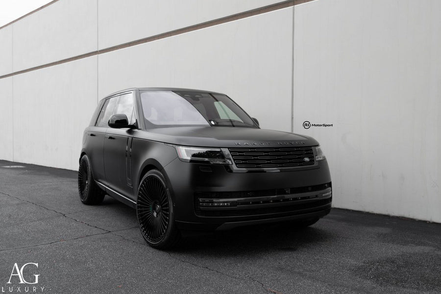 Land Rover Range Rover on AG Luxury AGL45 forged wheels in gloss black finish