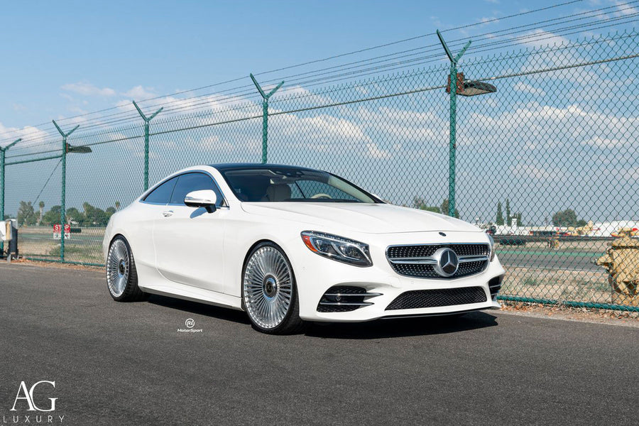 Mercedes-Benz S560 on AG Luxury AGL45 forged wheels in brushed / polished finish