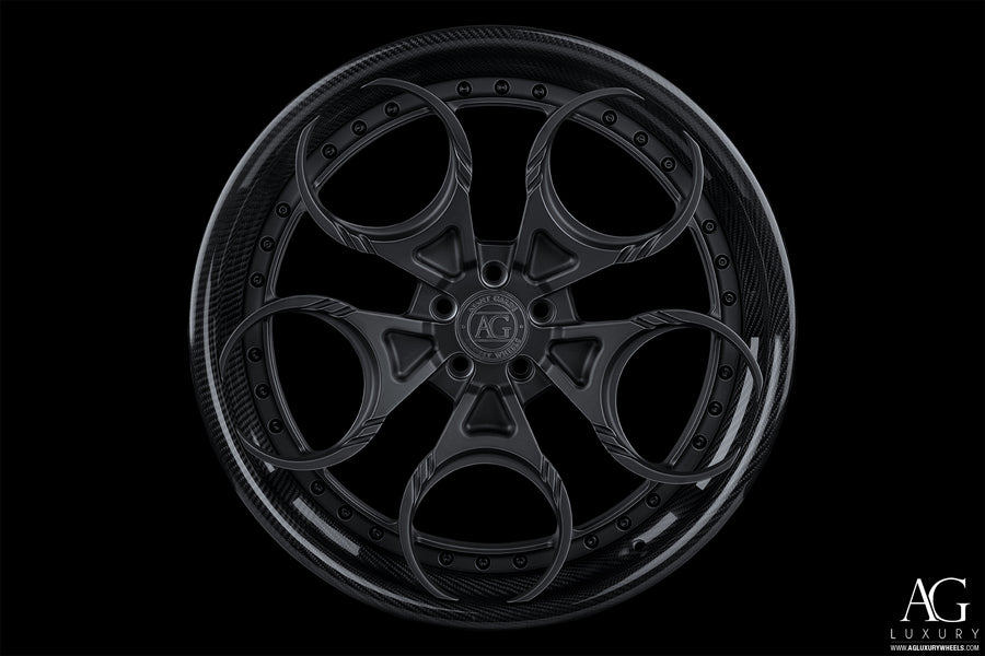 AG Luxury AGL46 carbon fiber candy forged wheel