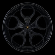 AG Luxury AGL46 gloss black carbon fiber 3-piece forged wheel