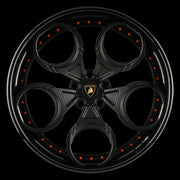 AG Luxury AGL46 matte black 3-piece forged wheel