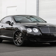 Bentley GT on AG Luxury AGL46 forged wheels in brushed / gloss black finish