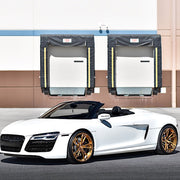 Audi R8 on AG Luxury AGL47 forged wheels in brushed finish
