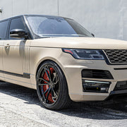 Land Rover Range Rover on AG Luxury AGL47 forged wheels in gloss black finish
